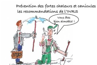Les clés du social : Prévention des fortes chaleurs et canicules : les recommandations de l'INRS