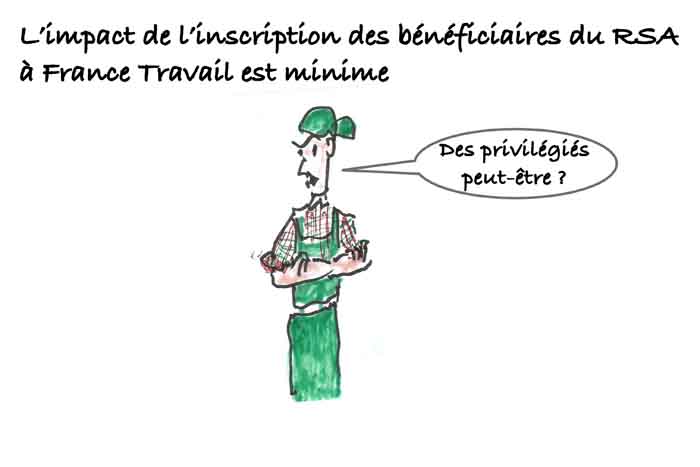 Les clés du social : L'impact de l'inscription des bénéficiaires du RSA à France Travail est minime