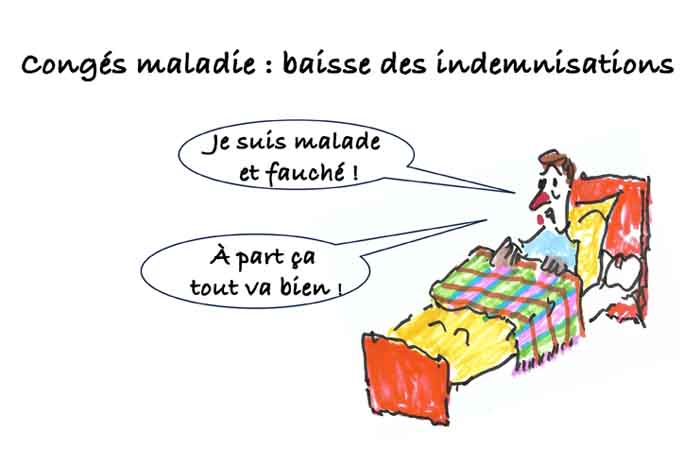 Les clés du social : Congés maladie : baisse des indemnisations