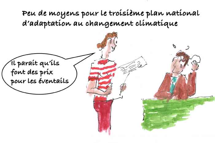 Les clés du social : Peu de moyens pour le troisième plan national d'adaptation au changement climatique 